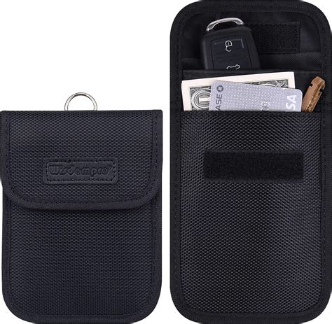 rfid signal blocking bag wisdompro rfid signal shielding pouch|Wisdompro Faraday Bag for Key Fob, 2 Pack .